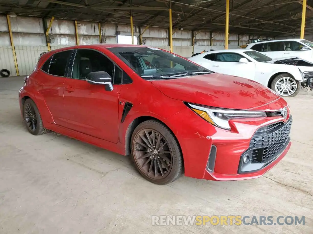 4 fotografías del automóvil dañado JTNABAAE8PA007521 TOYOTA COROLLA 2023