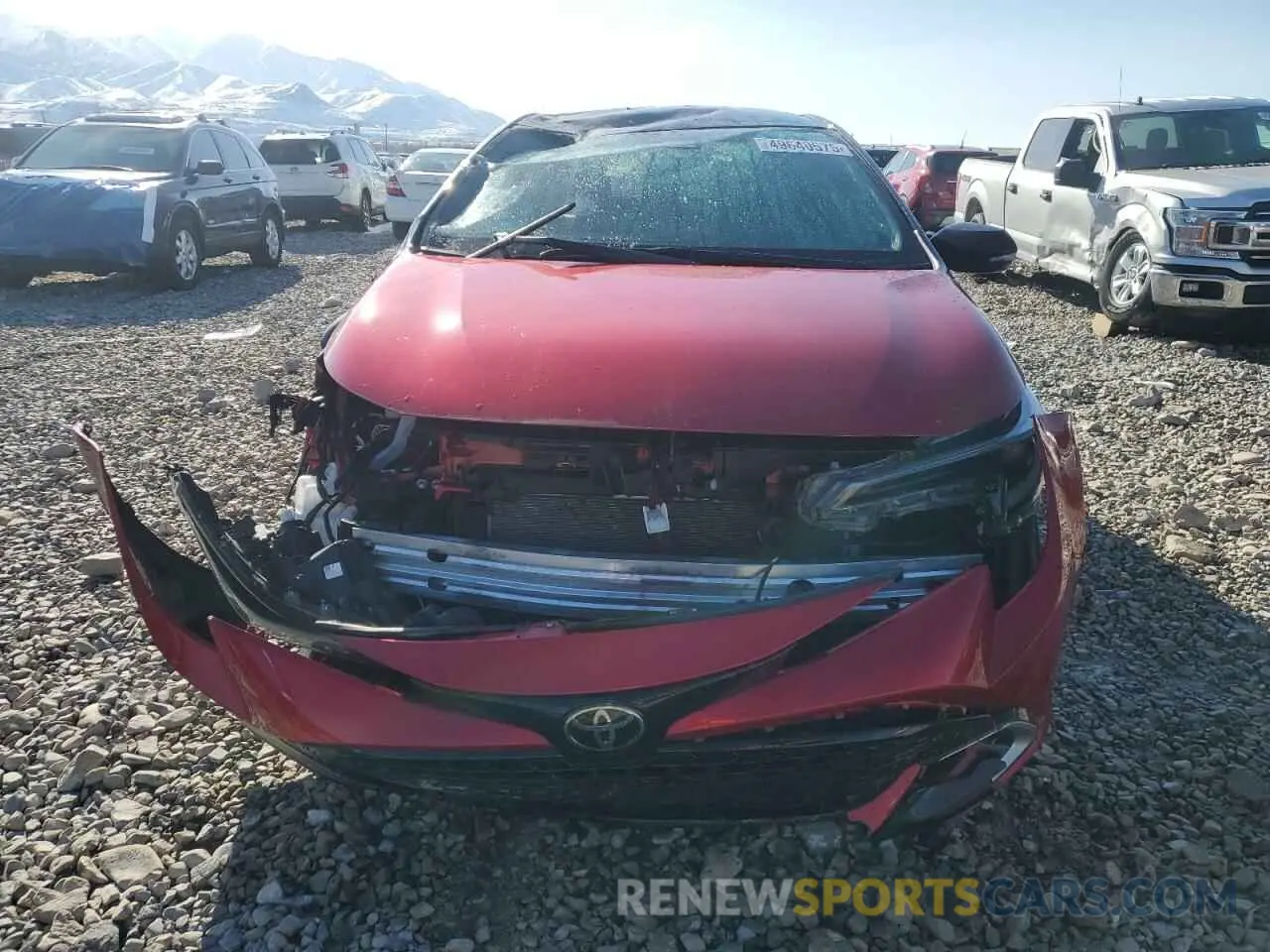 5 fotografías del automóvil dañado JTNC4MBE0P3195152 TOYOTA COROLLA 2023
