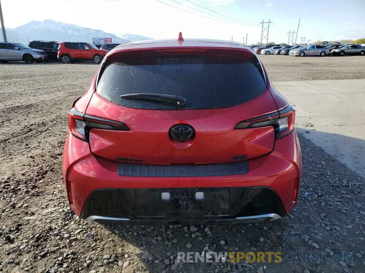 6 fotografías del automóvil dañado JTNC4MBE0P3195359 TOYOTA COROLLA 2023