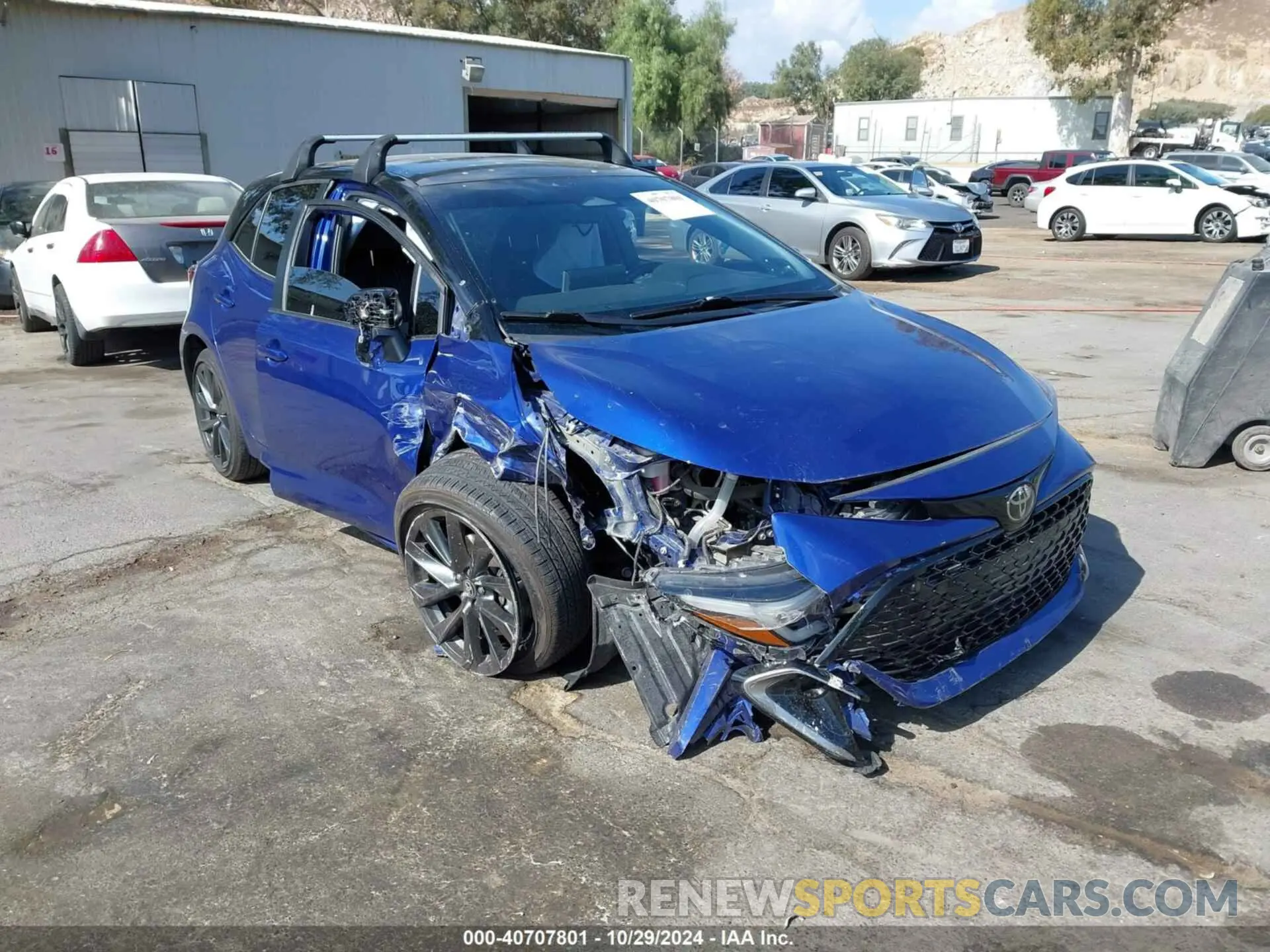 1 fotografías del automóvil dañado JTNC4MBE0P3204447 TOYOTA COROLLA 2023