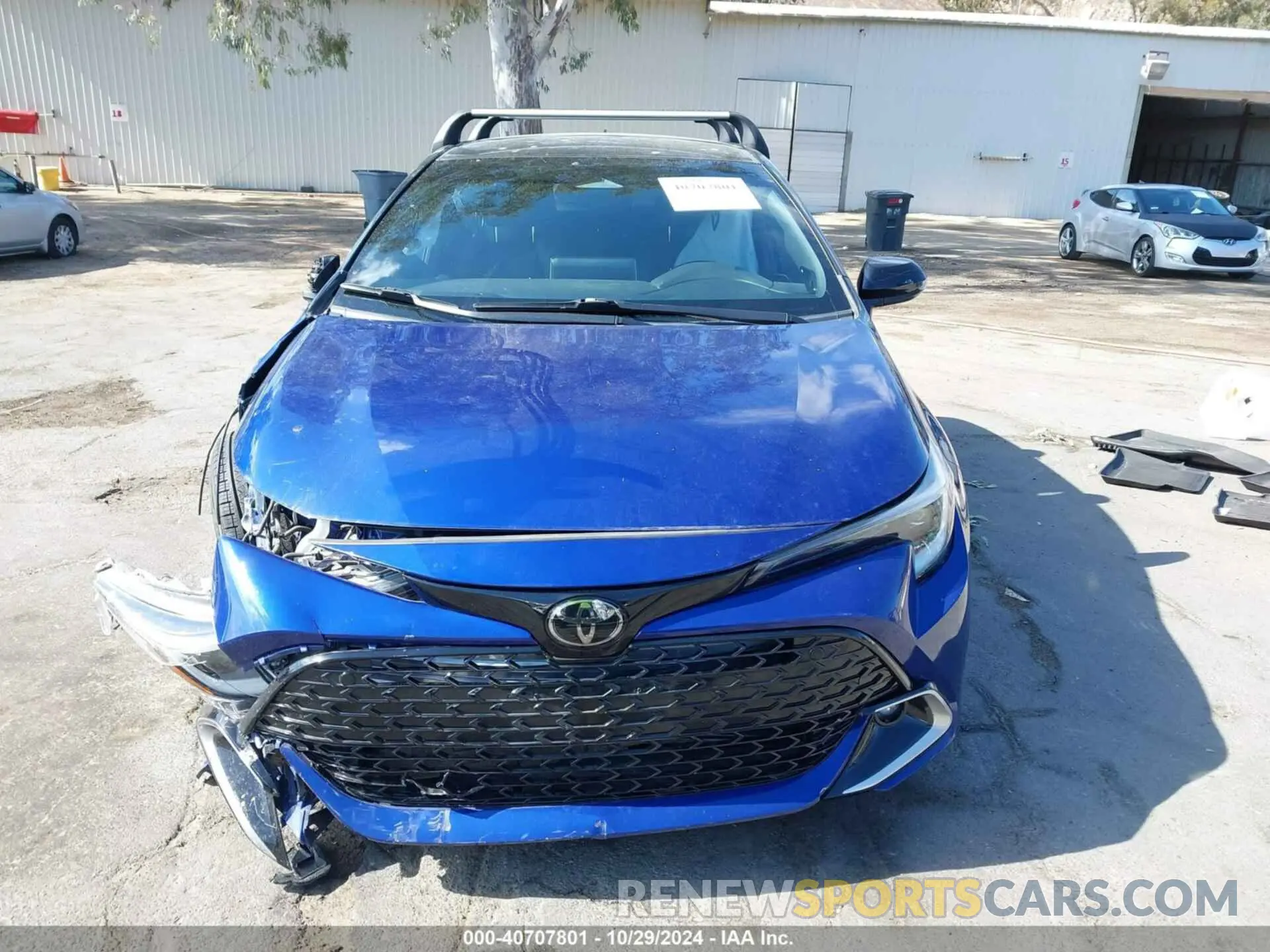 12 fotografías del automóvil dañado JTNC4MBE0P3204447 TOYOTA COROLLA 2023