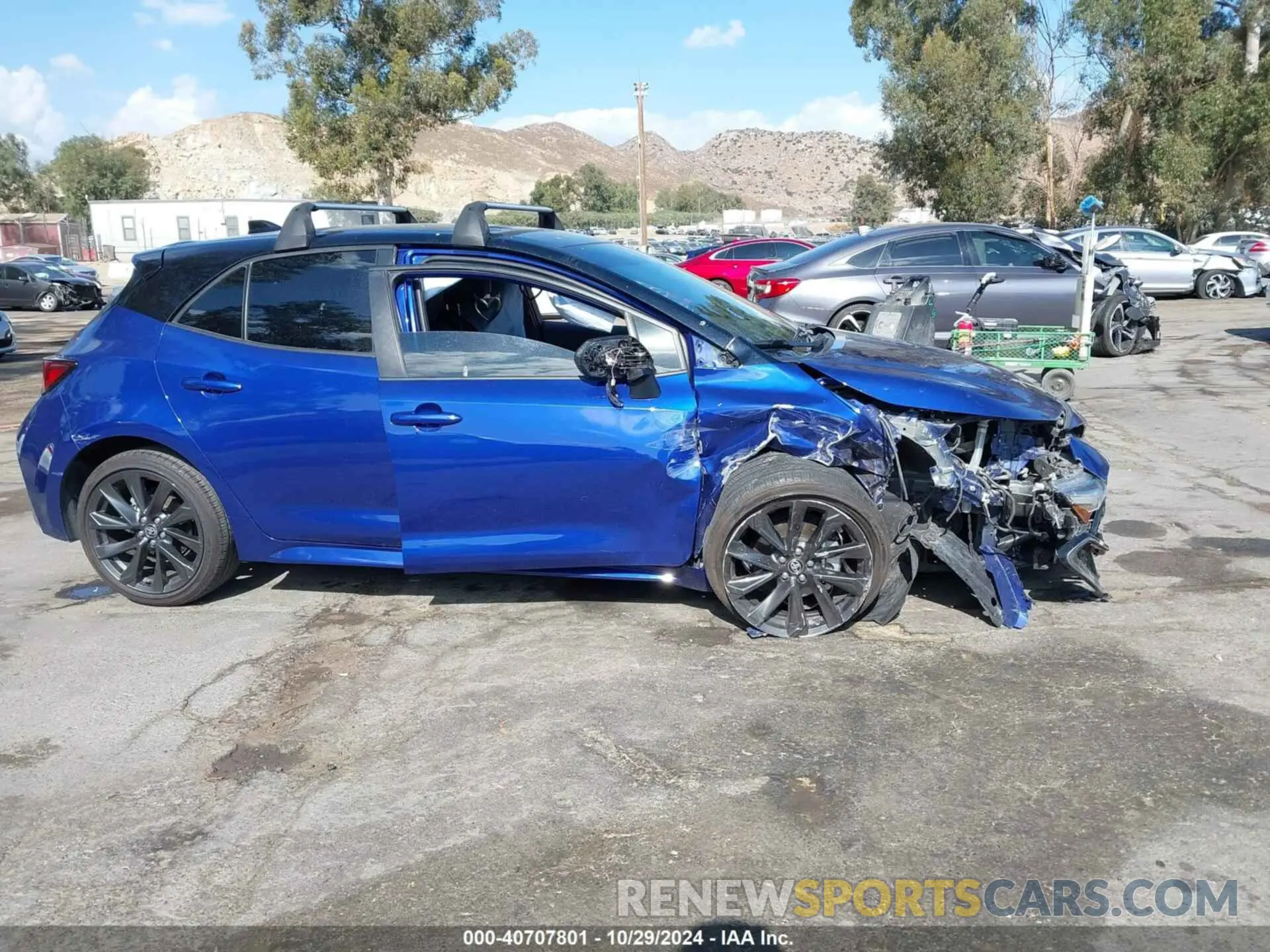 13 fotografías del automóvil dañado JTNC4MBE0P3204447 TOYOTA COROLLA 2023
