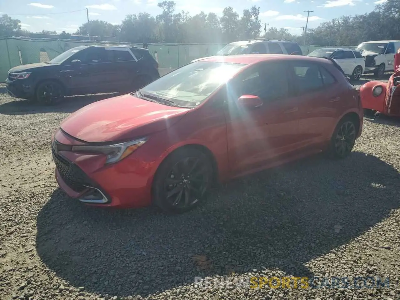 1 fotografías del automóvil dañado JTNC4MBE0P3206019 TOYOTA COROLLA 2023