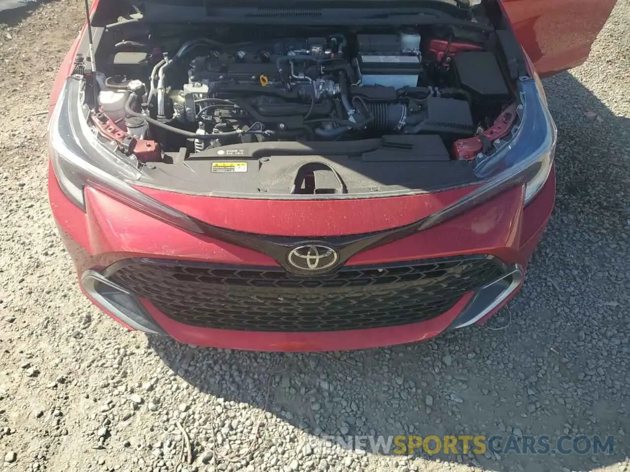 11 fotografías del automóvil dañado JTNC4MBE0P3206019 TOYOTA COROLLA 2023