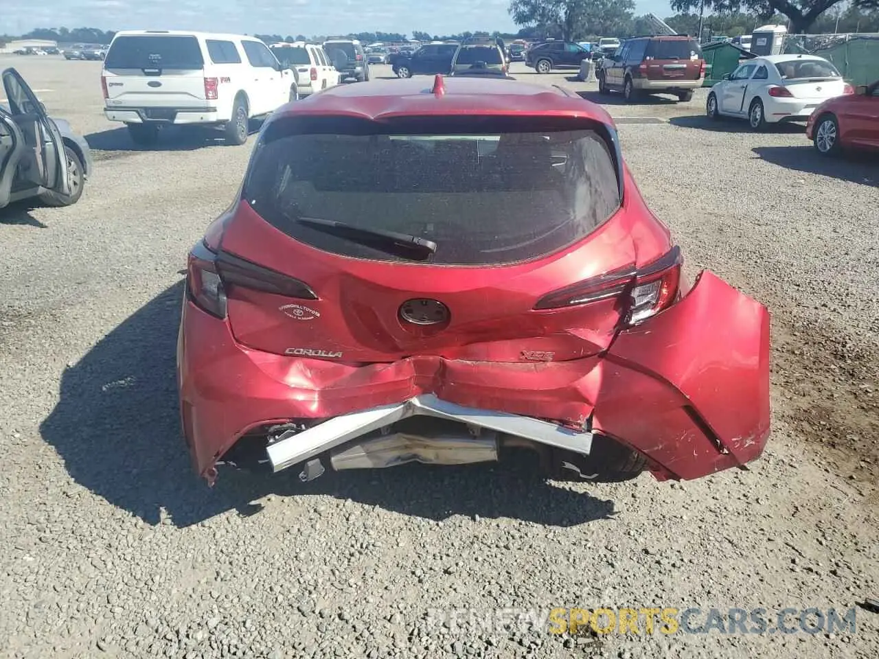 6 fotografías del automóvil dañado JTNC4MBE0P3206019 TOYOTA COROLLA 2023