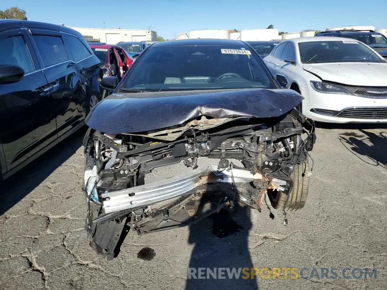 5 fotografías del automóvil dañado JTNC4MBE1P3204795 TOYOTA COROLLA 2023