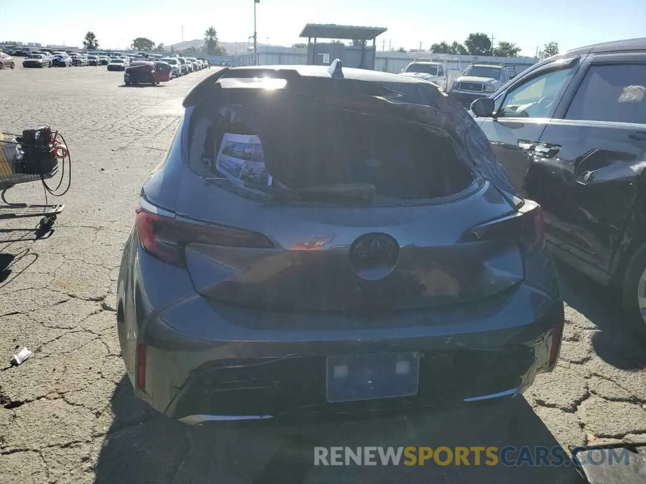6 fotografías del automóvil dañado JTNC4MBE1P3204795 TOYOTA COROLLA 2023