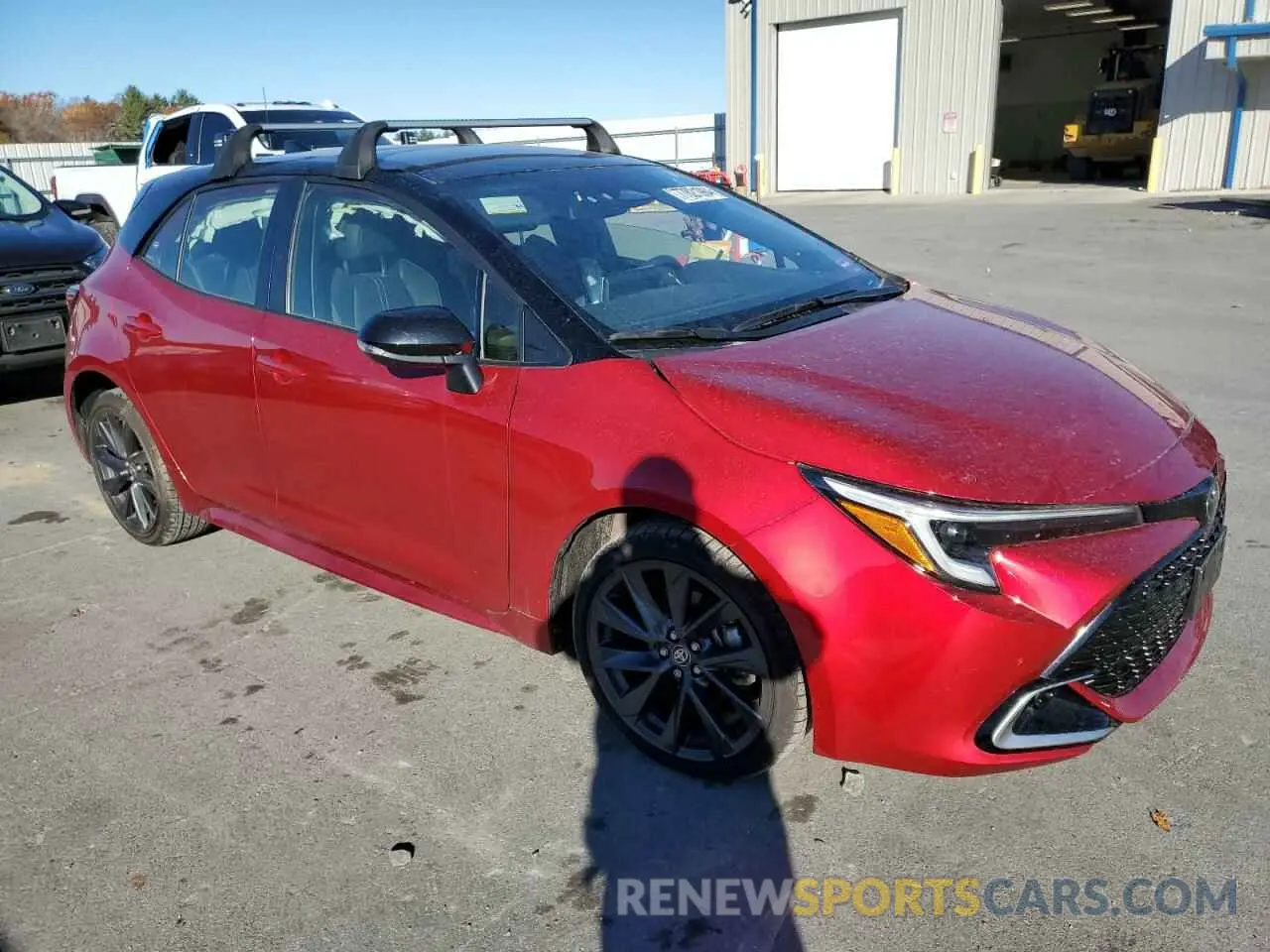 4 fotografías del automóvil dañado JTNC4MBE1P3208037 TOYOTA COROLLA 2023