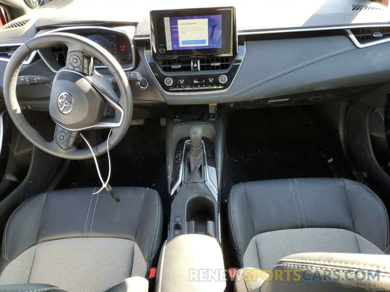 8 fotografías del automóvil dañado JTNC4MBE1P3208037 TOYOTA COROLLA 2023