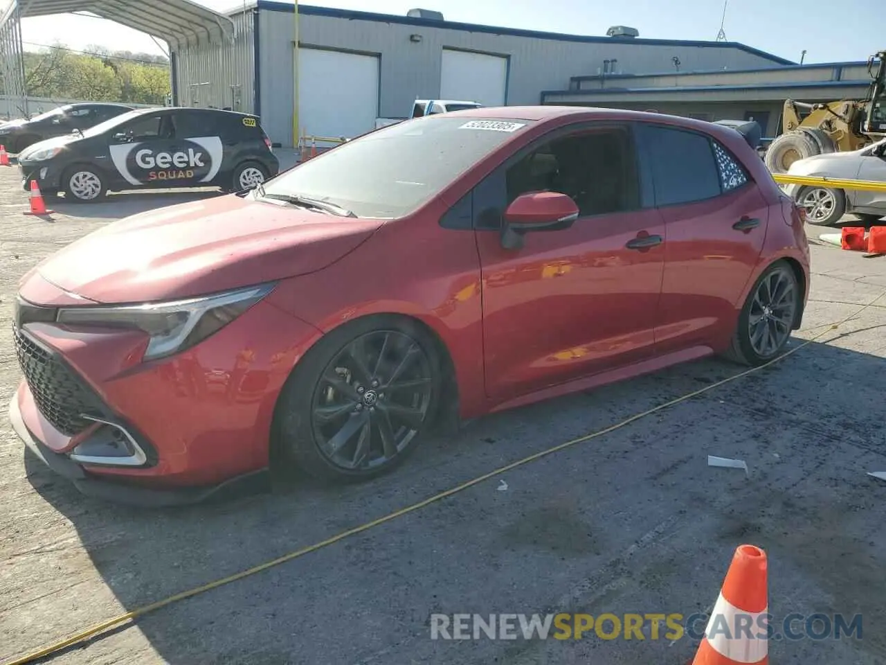 1 fotografías del automóvil dañado JTNC4MBE7P3209001 TOYOTA COROLLA 2023