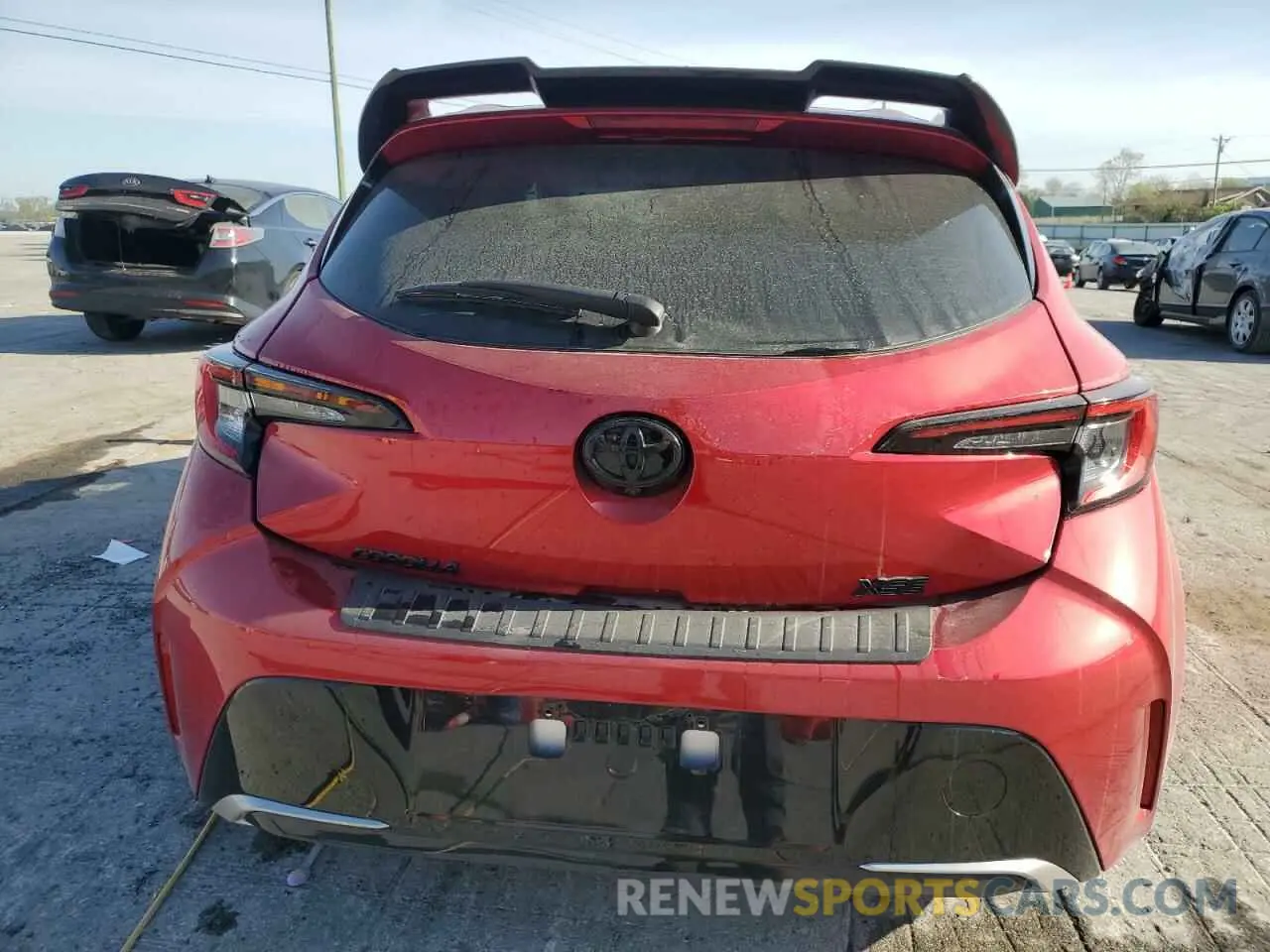 6 fotografías del automóvil dañado JTNC4MBE7P3209001 TOYOTA COROLLA 2023