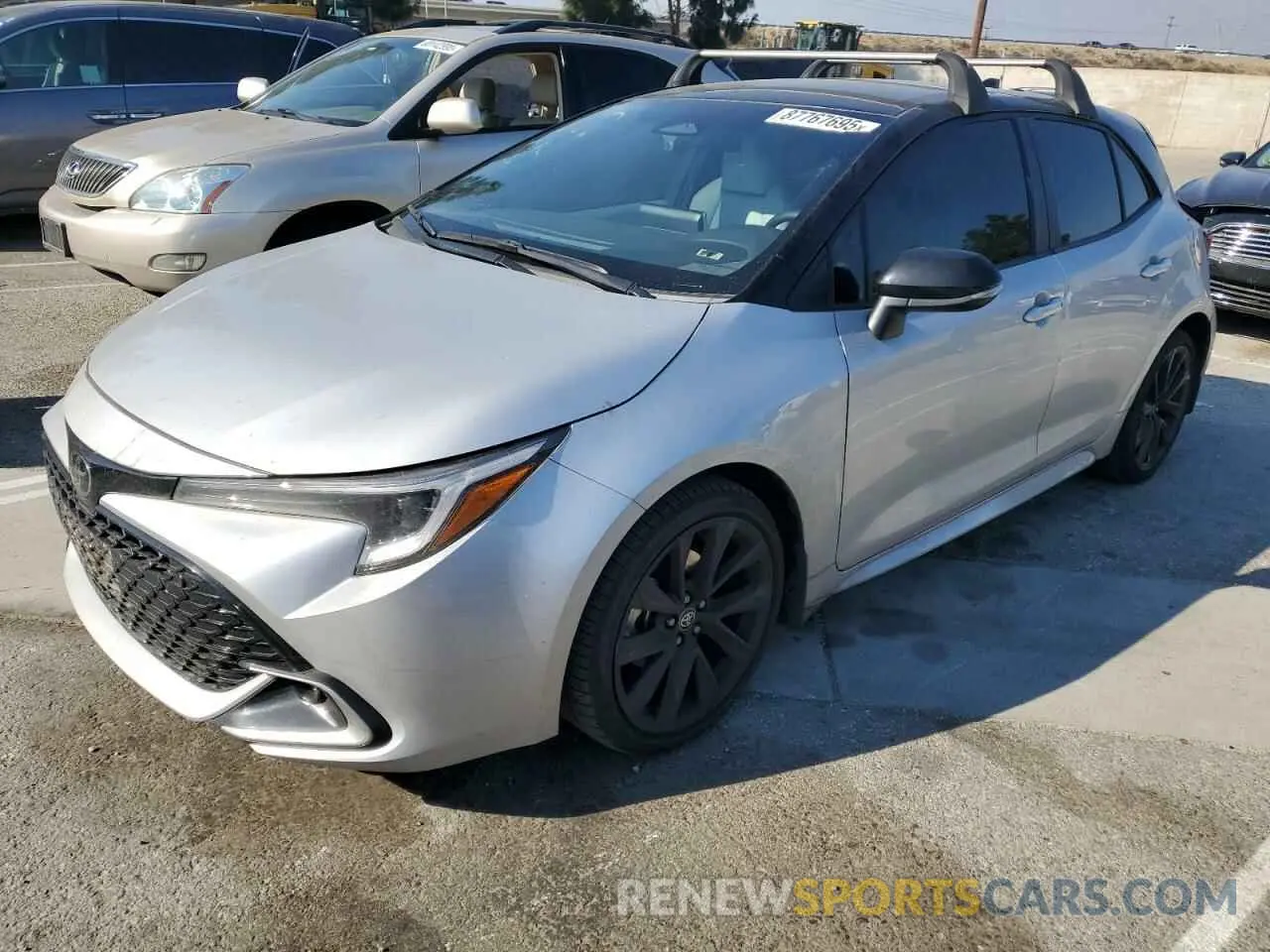 1 fotografías del automóvil dañado JTNC4MBE8P3209251 TOYOTA COROLLA 2023