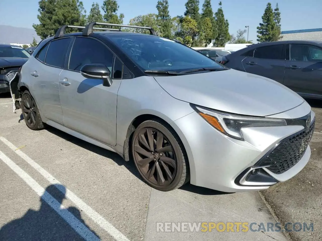 4 fotografías del automóvil dañado JTNC4MBE8P3209251 TOYOTA COROLLA 2023