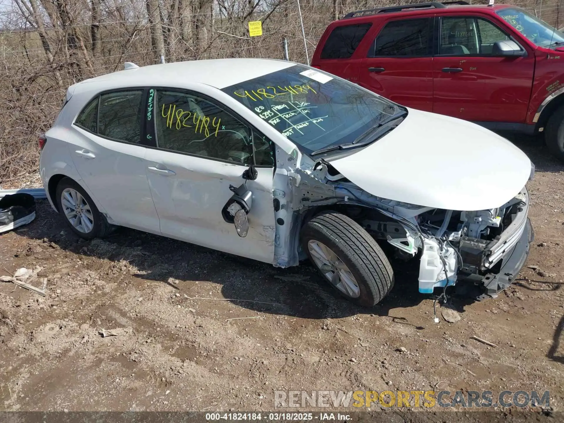 1 fotografías del automóvil dañado JTND4MBE0P3196869 TOYOTA COROLLA 2023