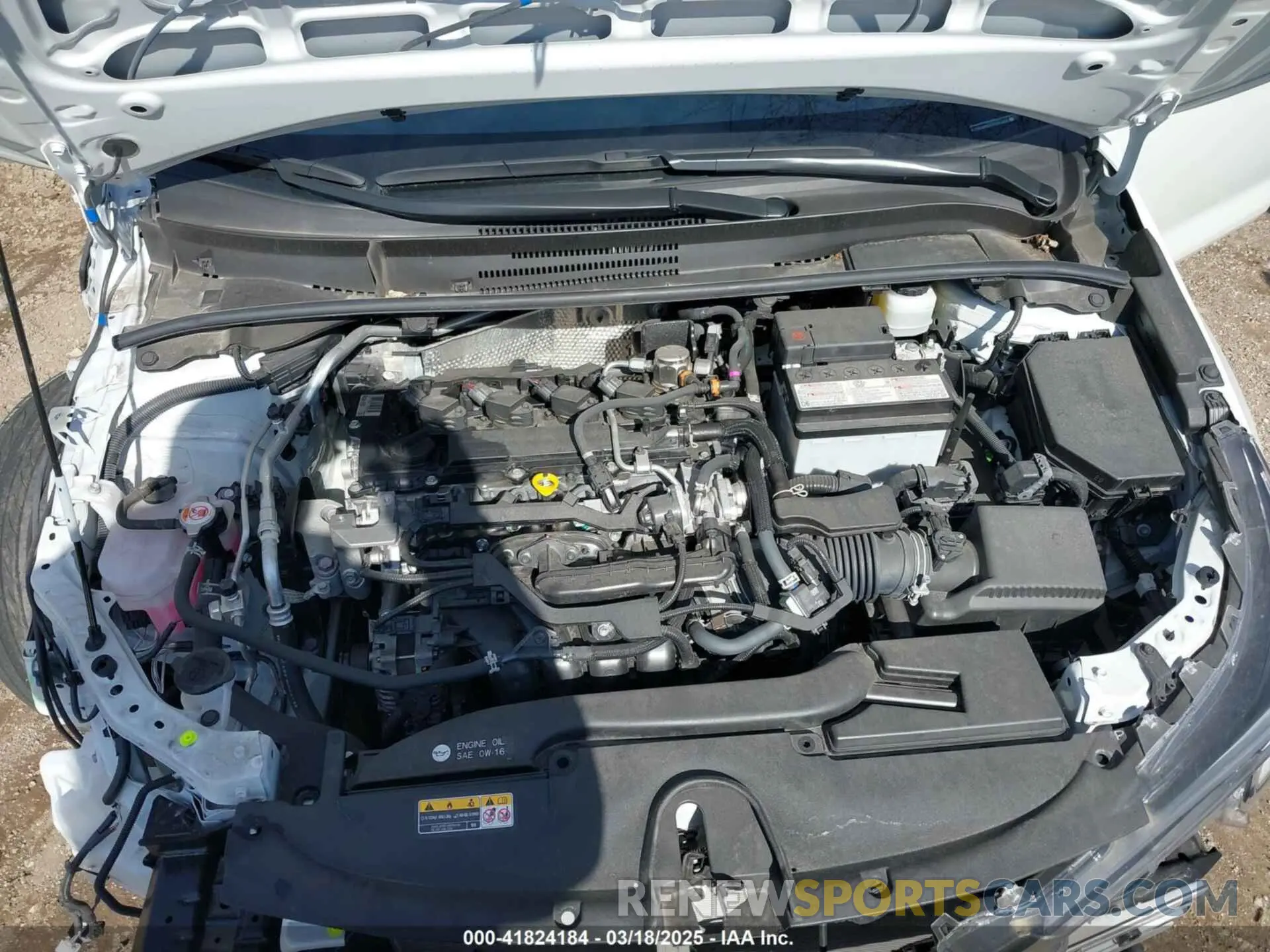 10 fotografías del automóvil dañado JTND4MBE0P3196869 TOYOTA COROLLA 2023