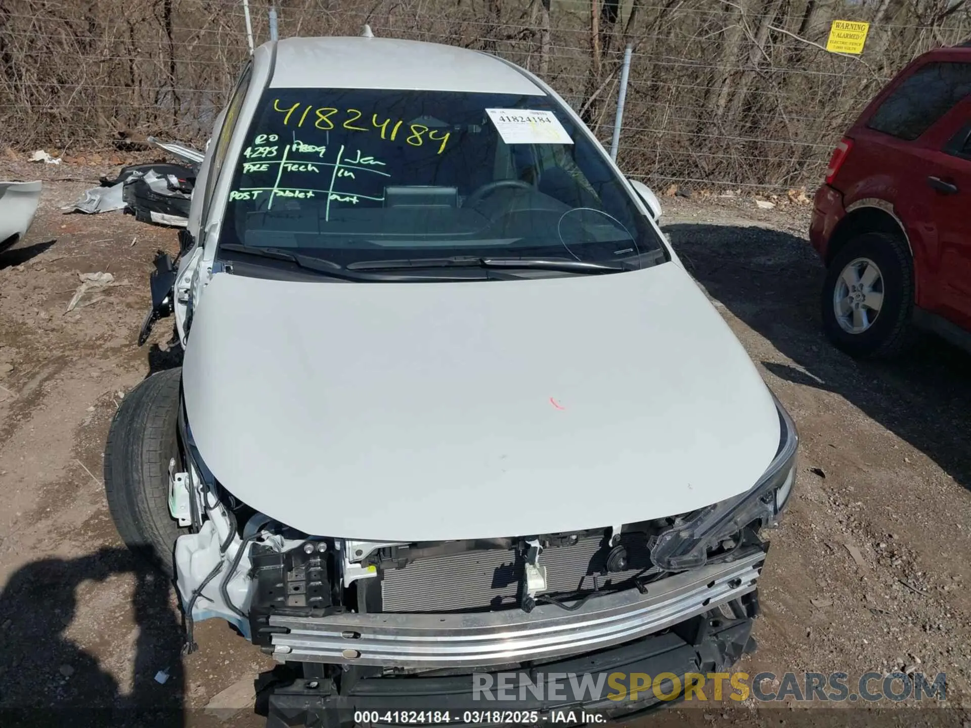 12 fotografías del automóvil dañado JTND4MBE0P3196869 TOYOTA COROLLA 2023