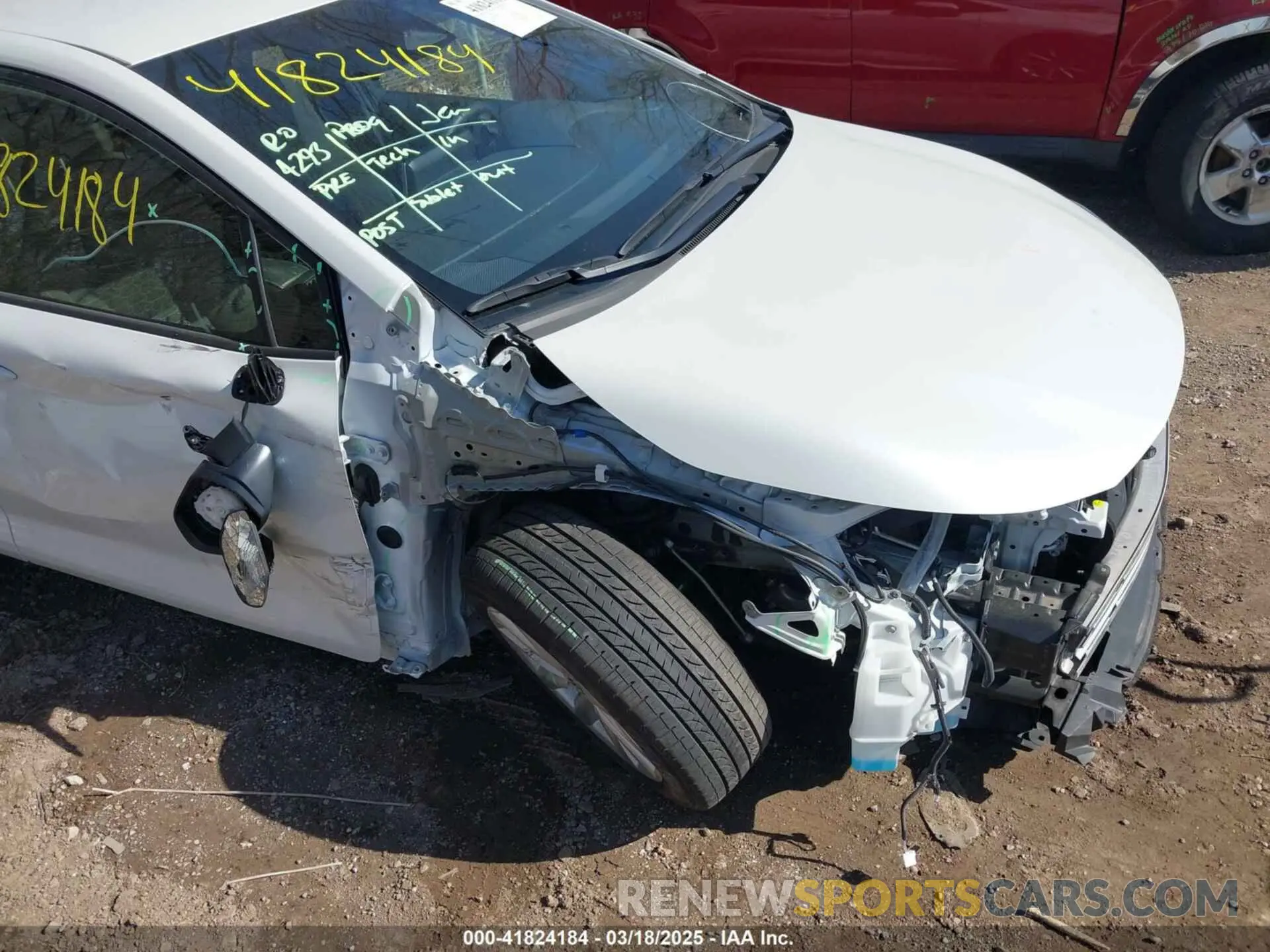 6 fotografías del automóvil dañado JTND4MBE0P3196869 TOYOTA COROLLA 2023