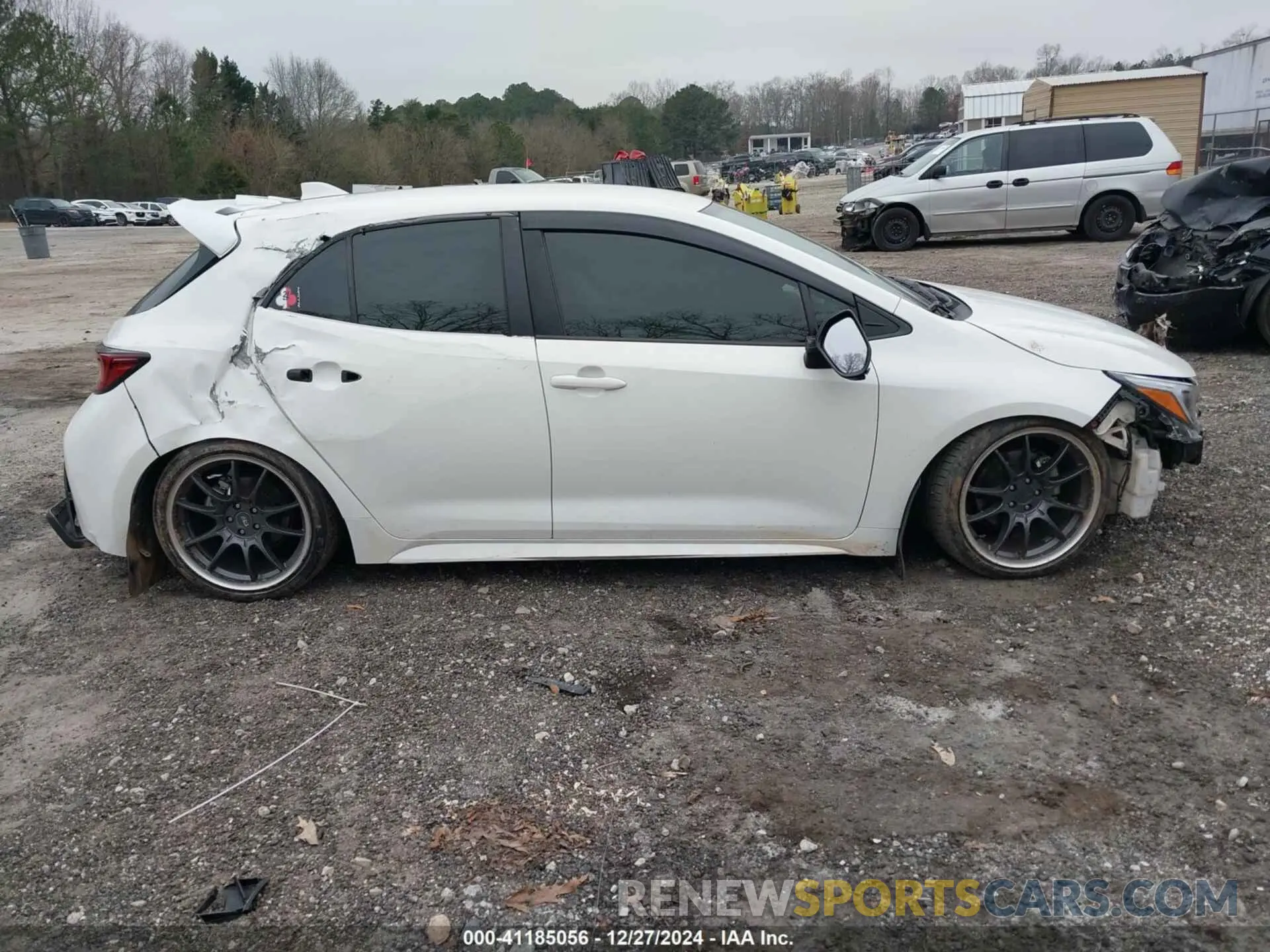 14 fotografías del automóvil dañado JTND4MBE2P3191771 TOYOTA COROLLA 2023