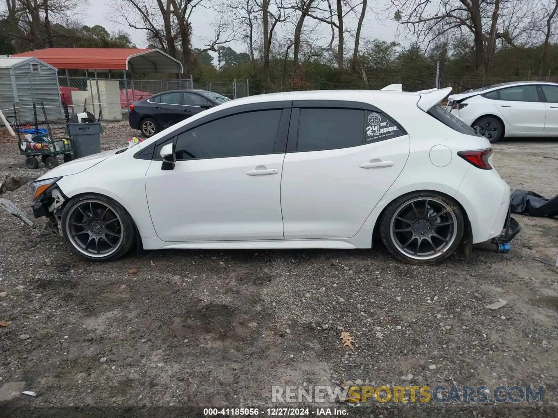 15 fotografías del automóvil dañado JTND4MBE2P3191771 TOYOTA COROLLA 2023