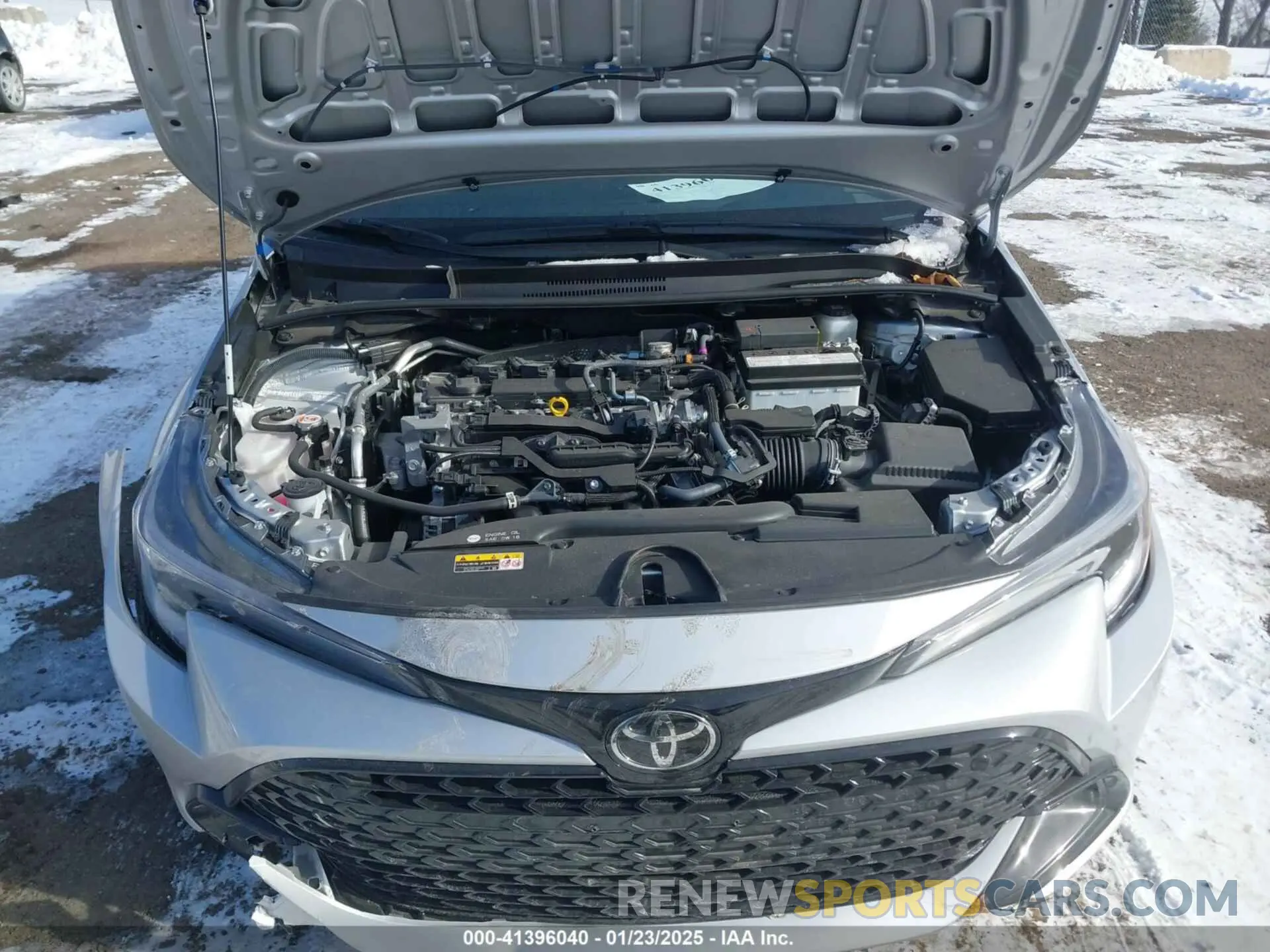 10 fotografías del automóvil dañado JTND4MBE2P3198882 TOYOTA COROLLA 2023
