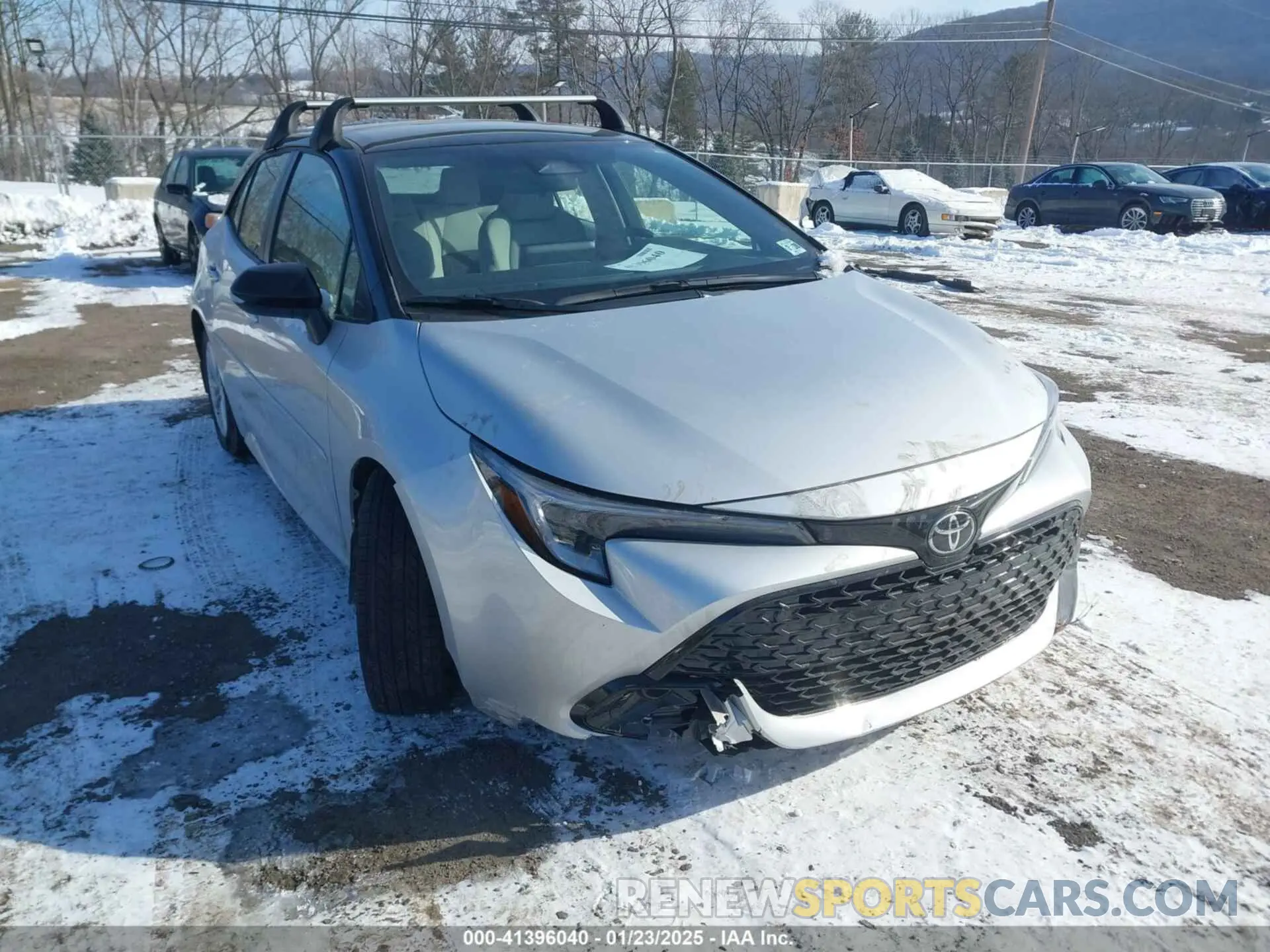 6 fotografías del automóvil dañado JTND4MBE2P3198882 TOYOTA COROLLA 2023