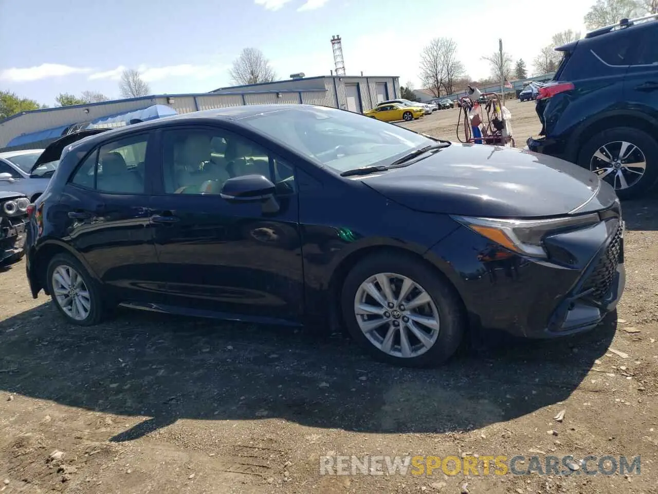 4 fotografías del automóvil dañado JTND4MBE2P3203031 TOYOTA COROLLA 2023