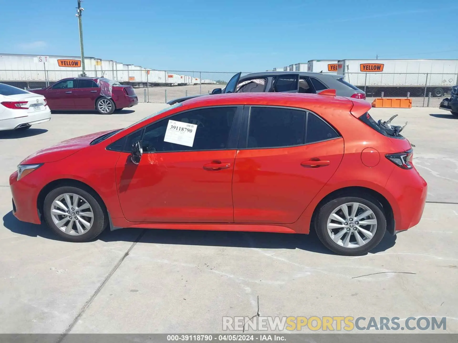 14 fotografías del automóvil dañado JTND4MBE2P3214062 TOYOTA COROLLA 2023