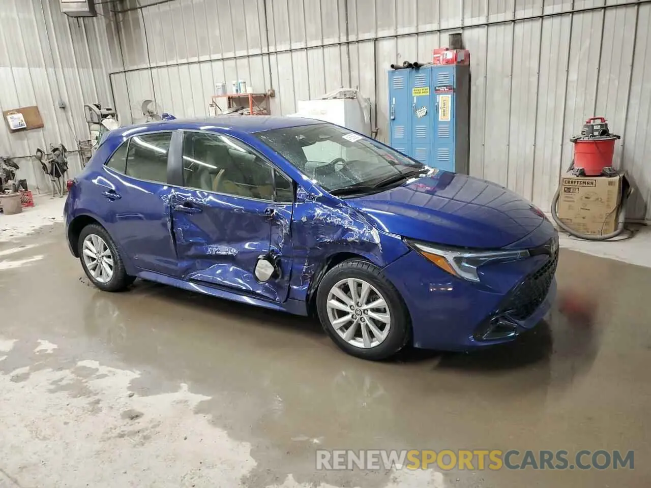 4 fotografías del automóvil dañado JTND4MBE4P3196972 TOYOTA COROLLA 2023