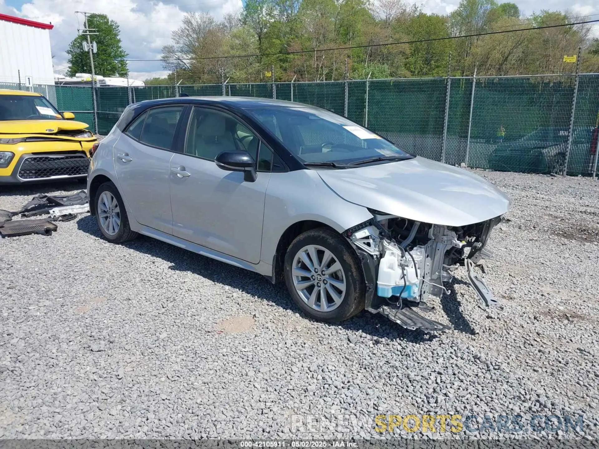 1 fotografías del automóvil dañado JTND4MBE4P3199497 TOYOTA COROLLA 2023