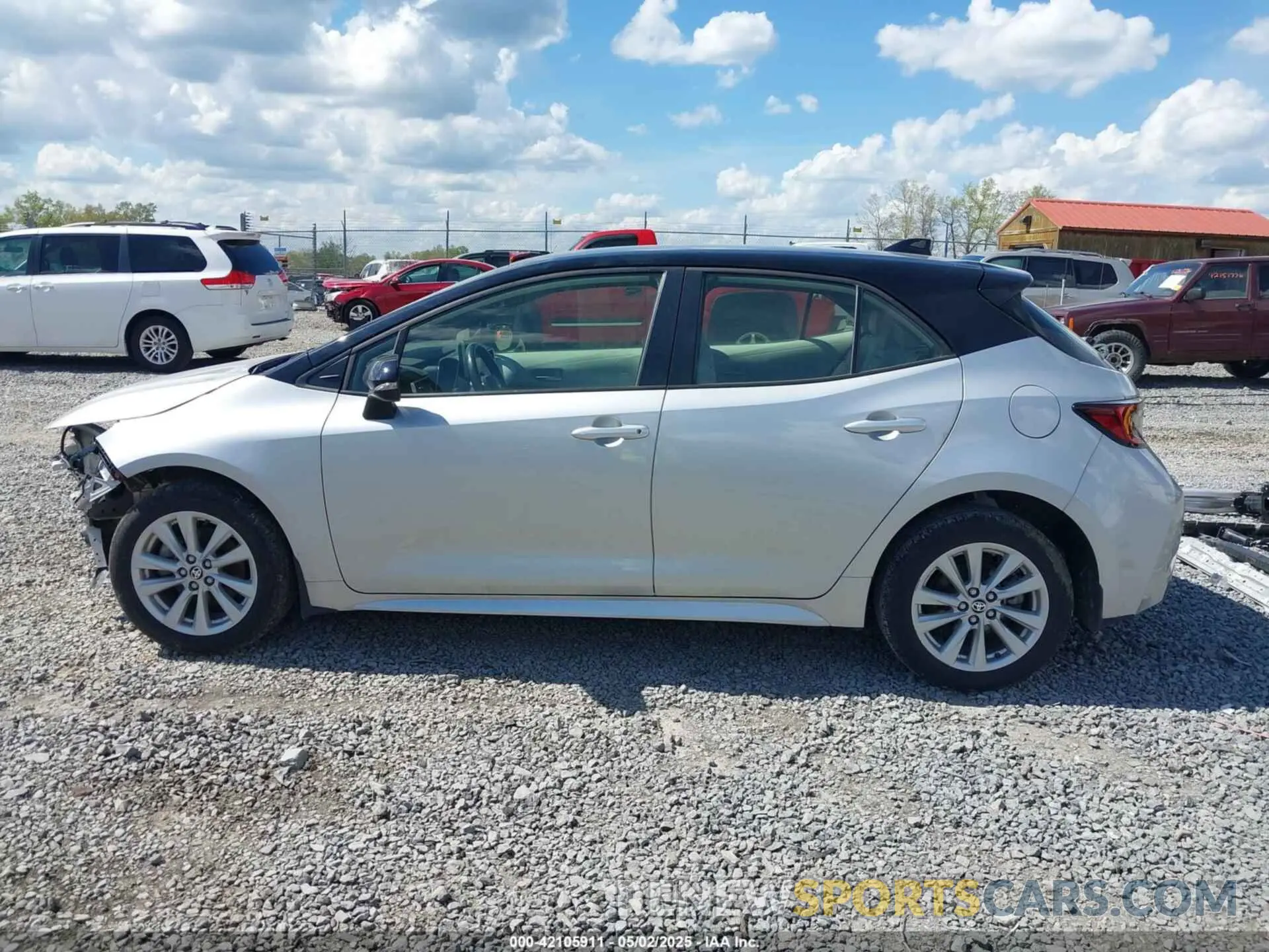 15 fotografías del automóvil dañado JTND4MBE4P3199497 TOYOTA COROLLA 2023