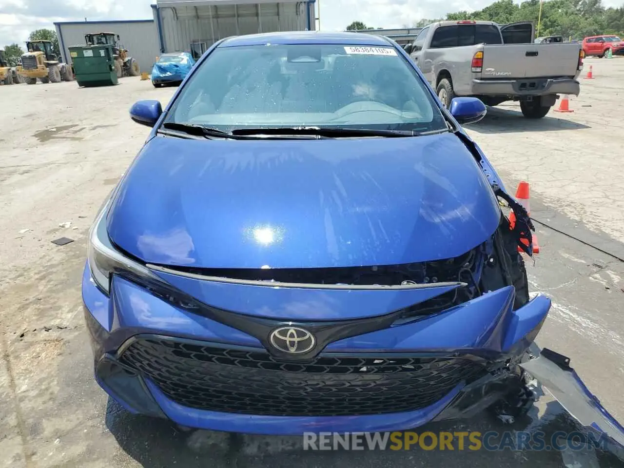 5 fotografías del automóvil dañado JTND4MBE4P3206769 TOYOTA COROLLA 2023