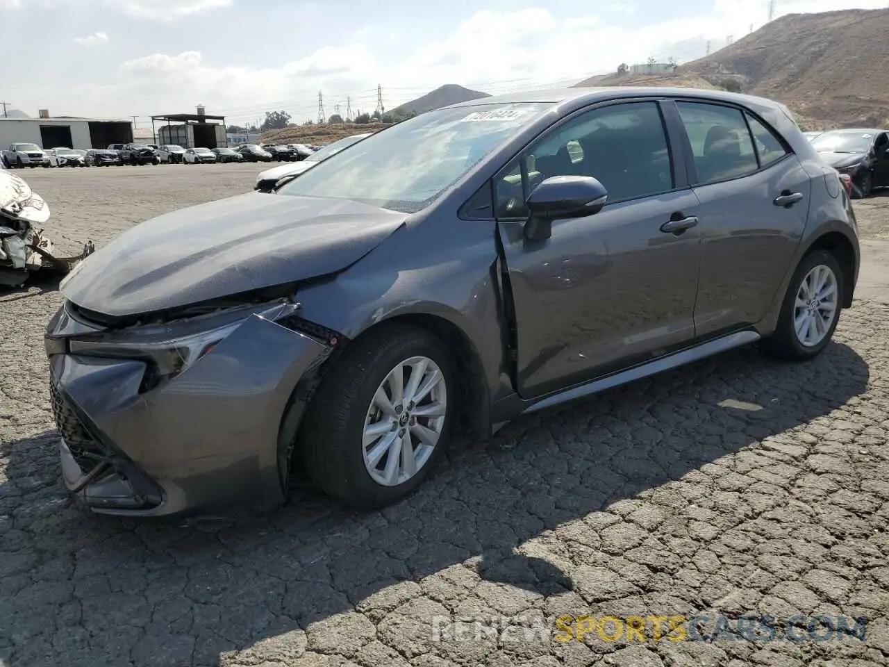 1 fotografías del automóvil dañado JTND4MBE5P3207767 TOYOTA COROLLA 2023