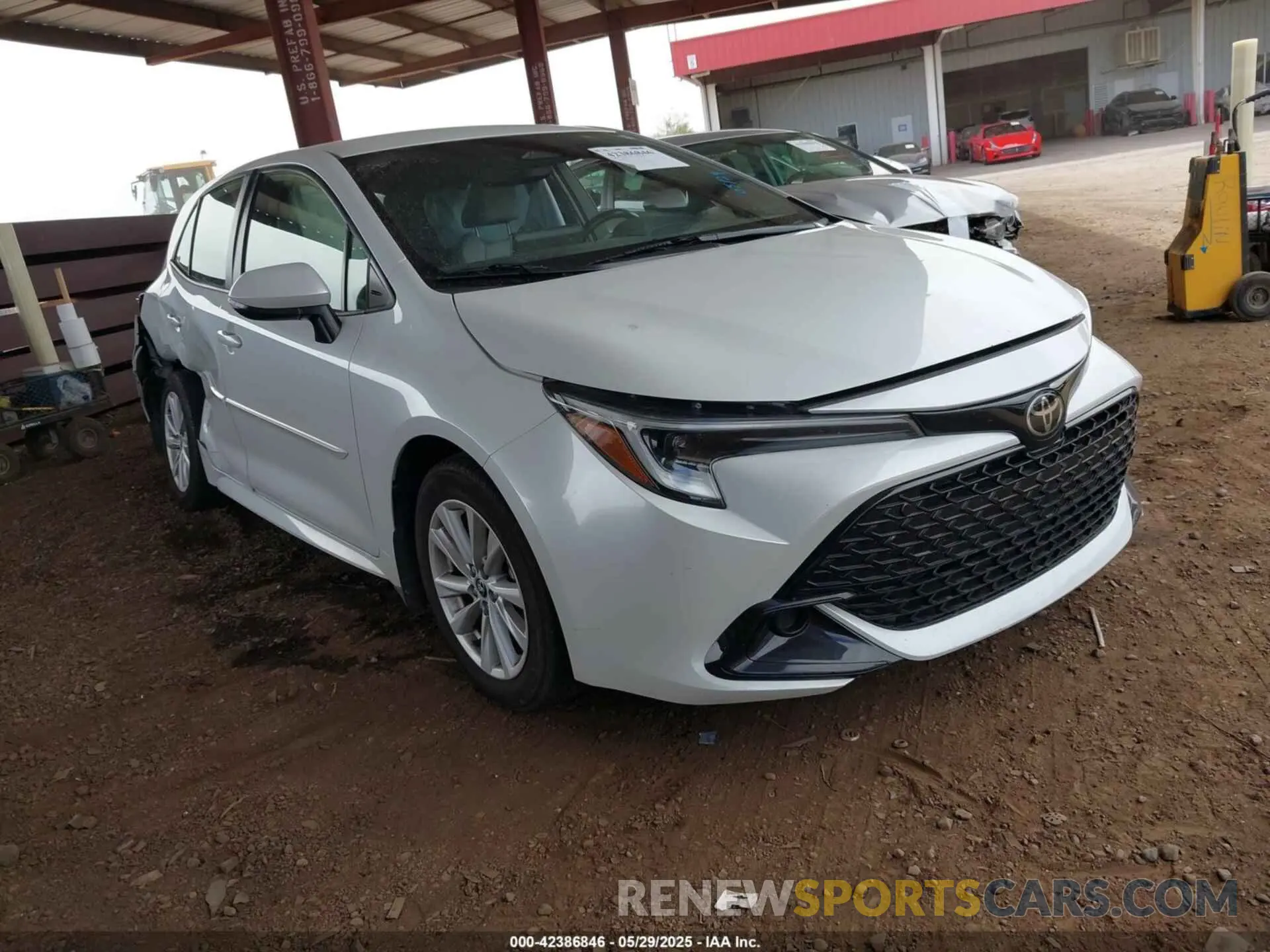 1 fotografías del automóvil dañado JTND4MBE6P3192552 TOYOTA COROLLA 2023