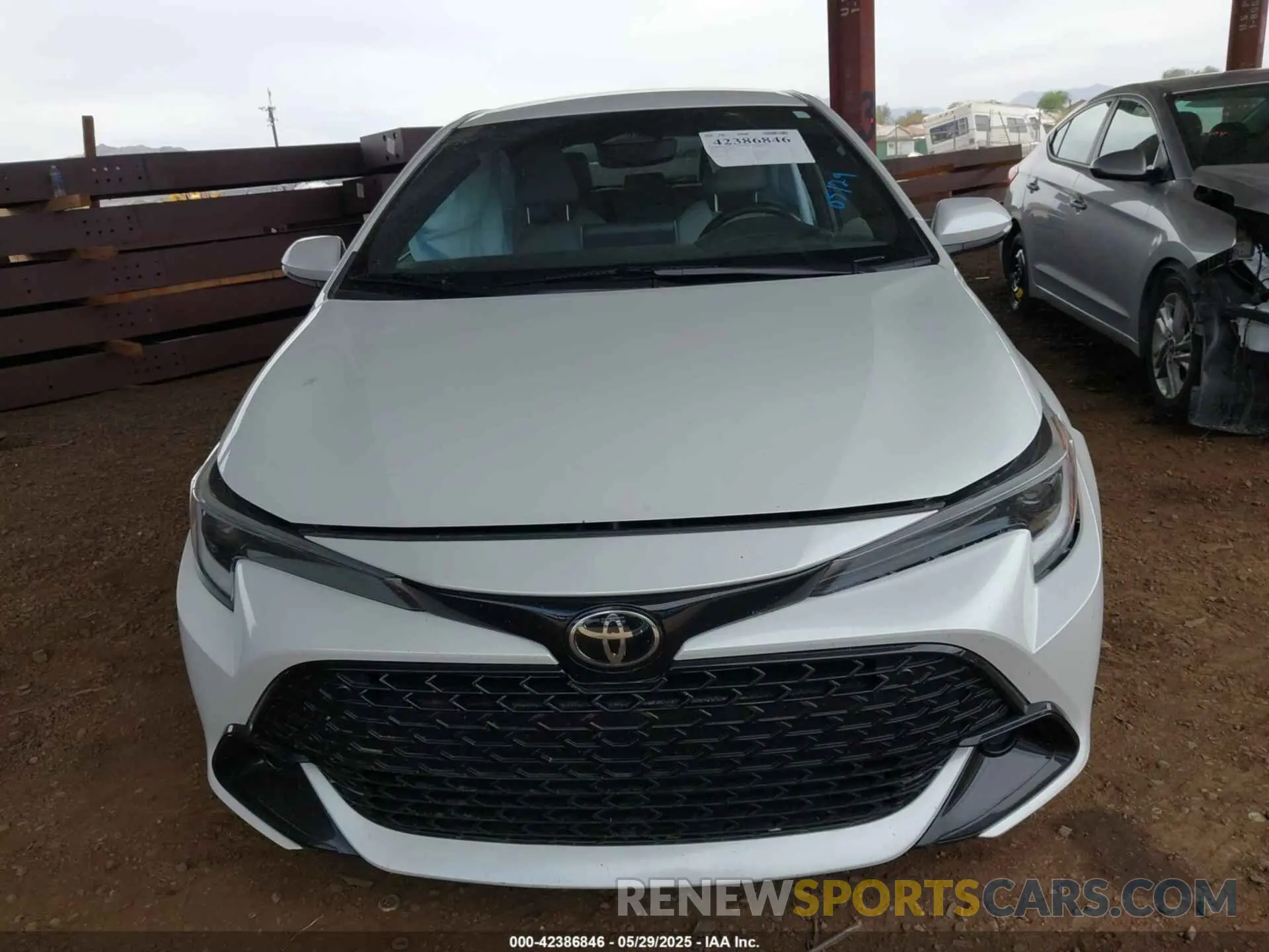 12 fotografías del automóvil dañado JTND4MBE6P3192552 TOYOTA COROLLA 2023