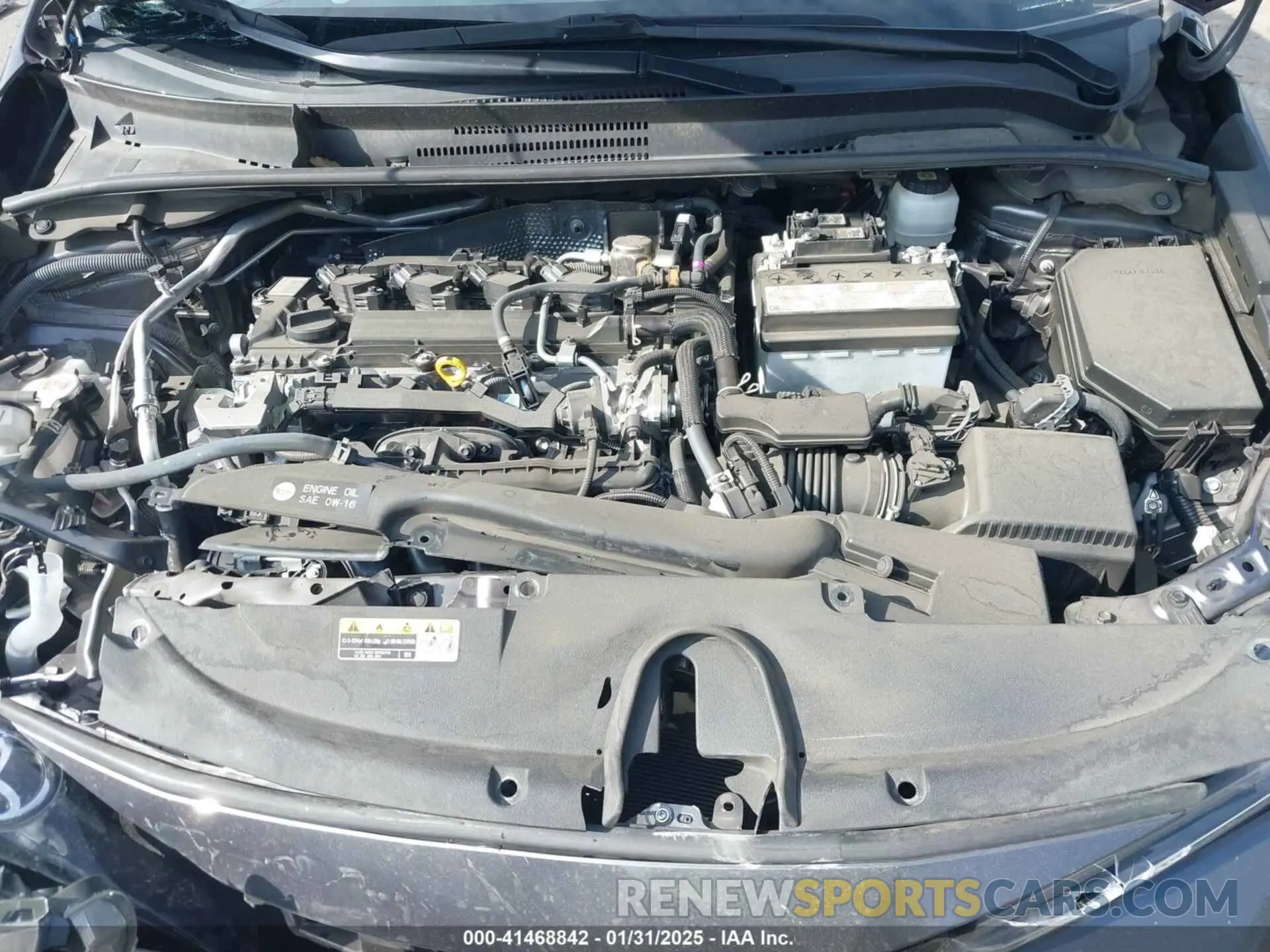 10 fotografías del automóvil dañado JTND4MBE6P3201251 TOYOTA COROLLA 2023