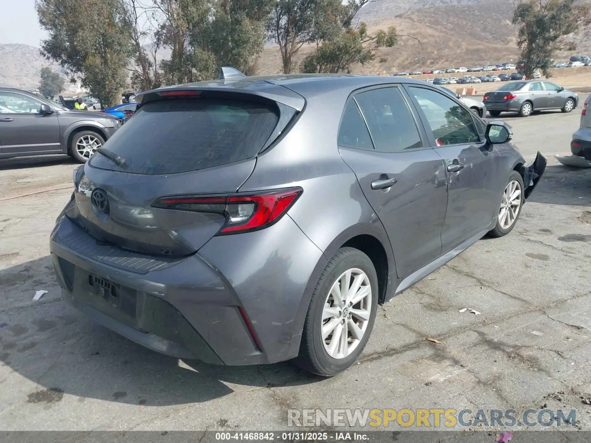 4 fotografías del automóvil dañado JTND4MBE6P3201251 TOYOTA COROLLA 2023