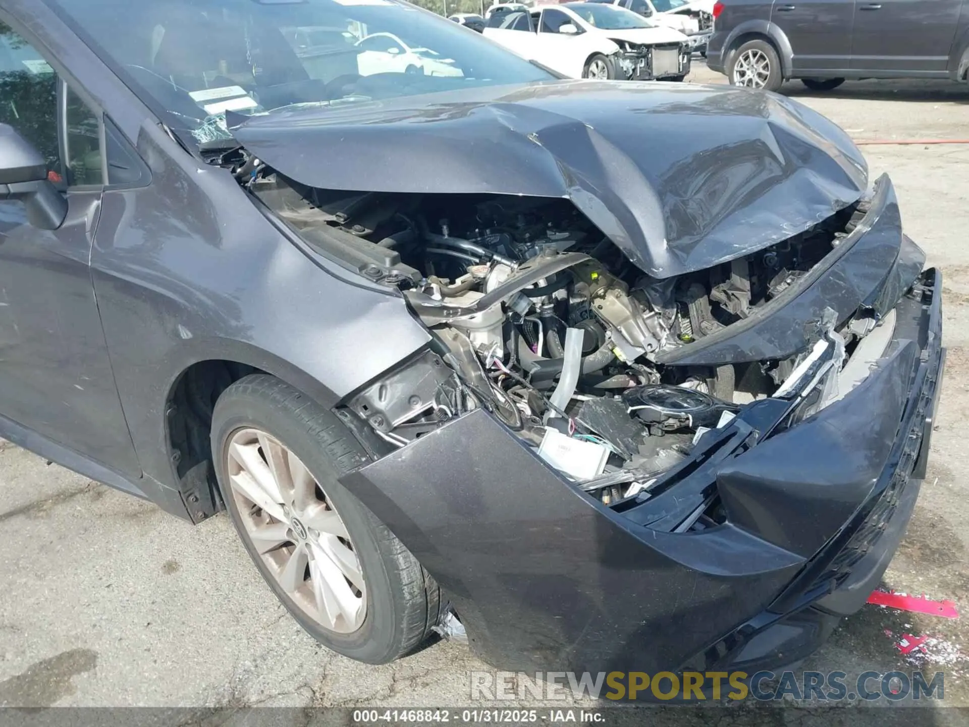 6 fotografías del automóvil dañado JTND4MBE6P3201251 TOYOTA COROLLA 2023