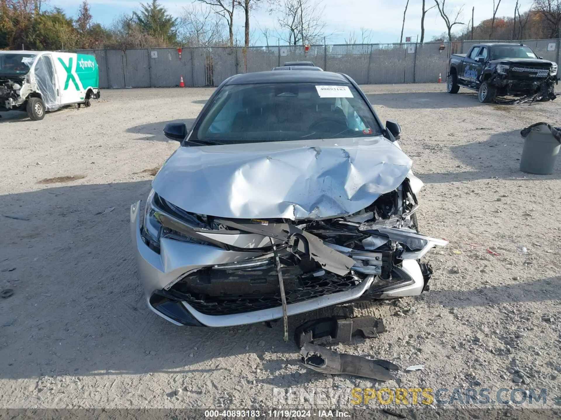 12 fotografías del automóvil dañado JTND4MBE7P3195279 TOYOTA COROLLA 2023