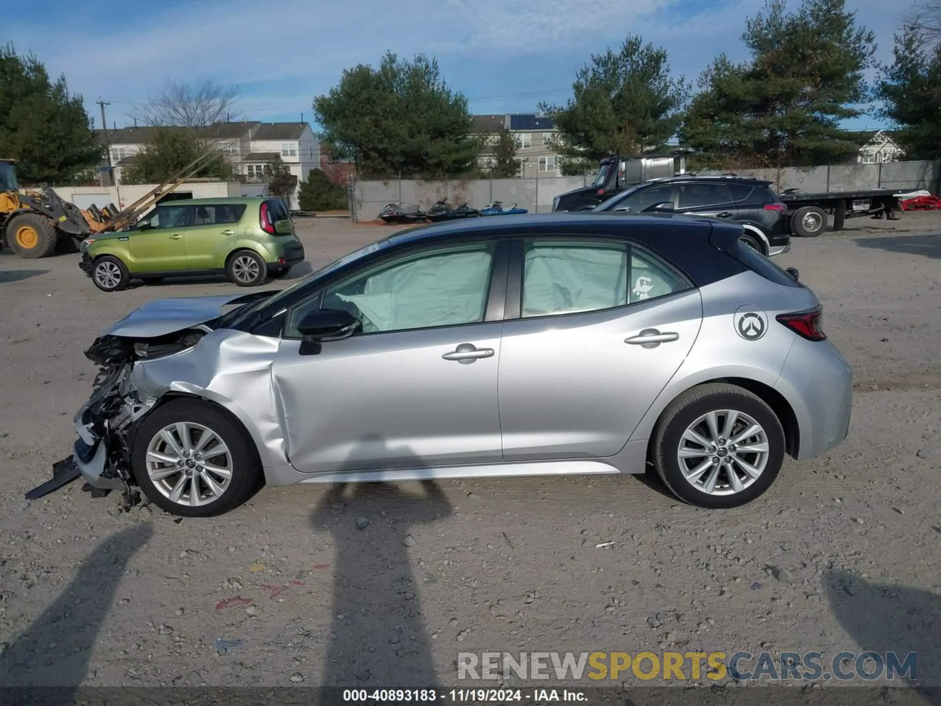 14 fotografías del automóvil dañado JTND4MBE7P3195279 TOYOTA COROLLA 2023