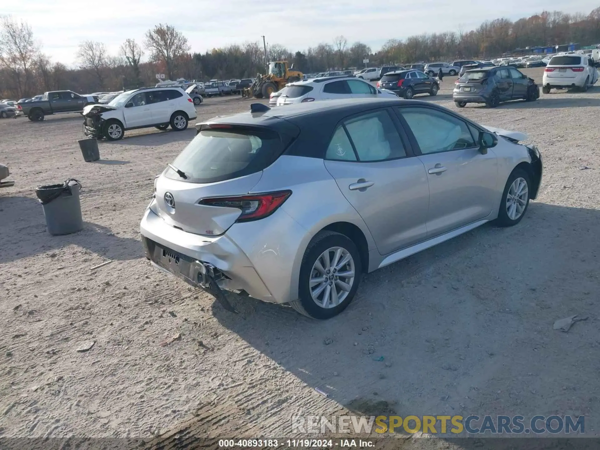 4 fotografías del automóvil dañado JTND4MBE7P3195279 TOYOTA COROLLA 2023