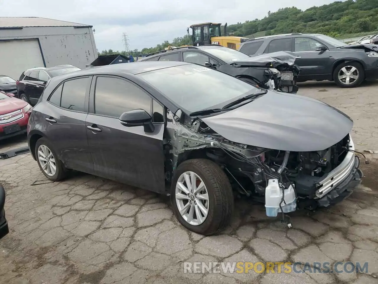 4 fotografías del automóvil dañado JTND4MBE8P3213031 TOYOTA COROLLA 2023