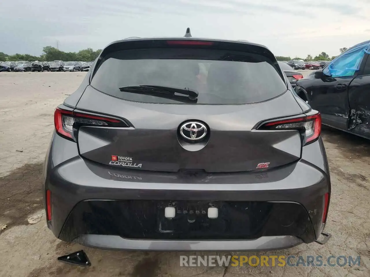 6 fotografías del automóvil dañado JTND4MBE8P3213031 TOYOTA COROLLA 2023