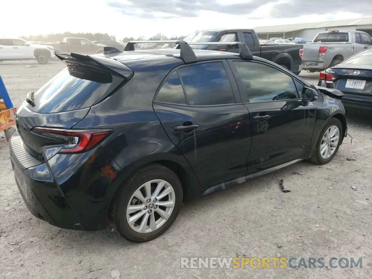 3 fotografías del automóvil dañado JTND4MBE9P3198622 TOYOTA COROLLA 2023