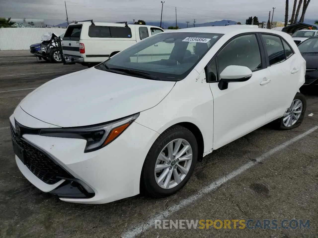 1 fotografías del automóvil dañado JTND4MBE9P3205827 TOYOTA COROLLA 2023