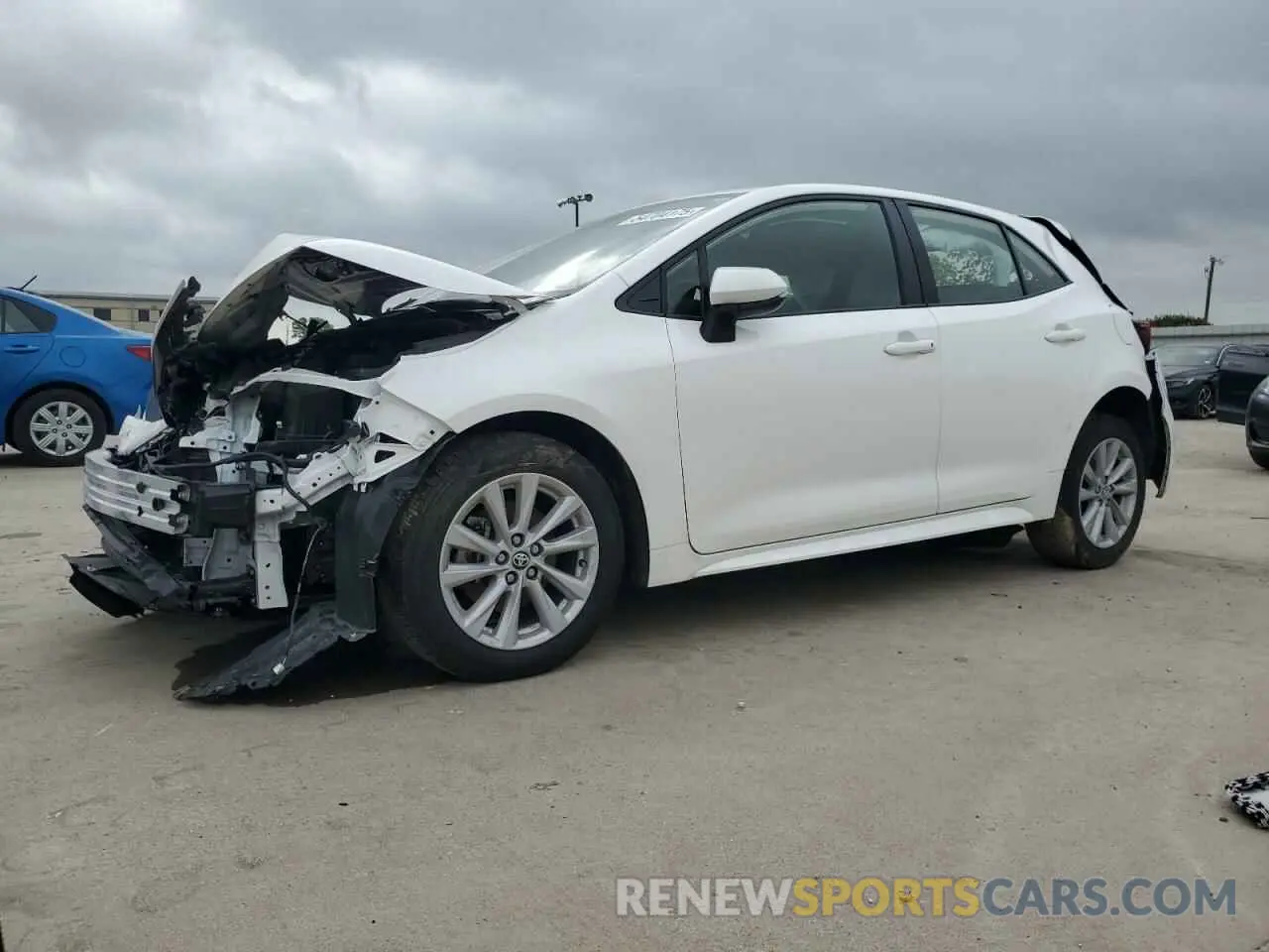 1 fotografías del automóvil dañado JTND4MBE9P3207772 TOYOTA COROLLA 2023