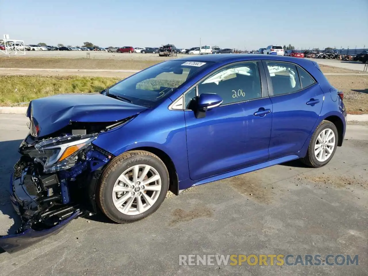 1 fotografías del automóvil dañado JTND4MBEXP3194191 TOYOTA COROLLA 2023