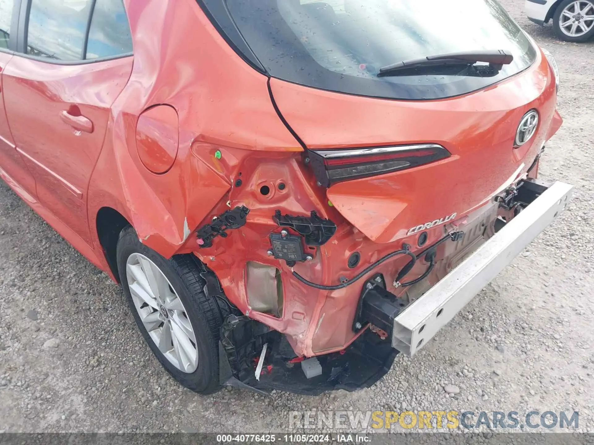 6 fotografías del automóvil dañado JTND4MBEXP3195793 TOYOTA COROLLA 2023