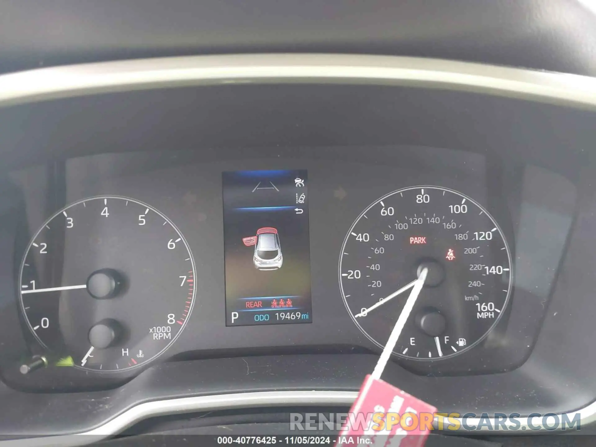7 fotografías del automóvil dañado JTND4MBEXP3195793 TOYOTA COROLLA 2023