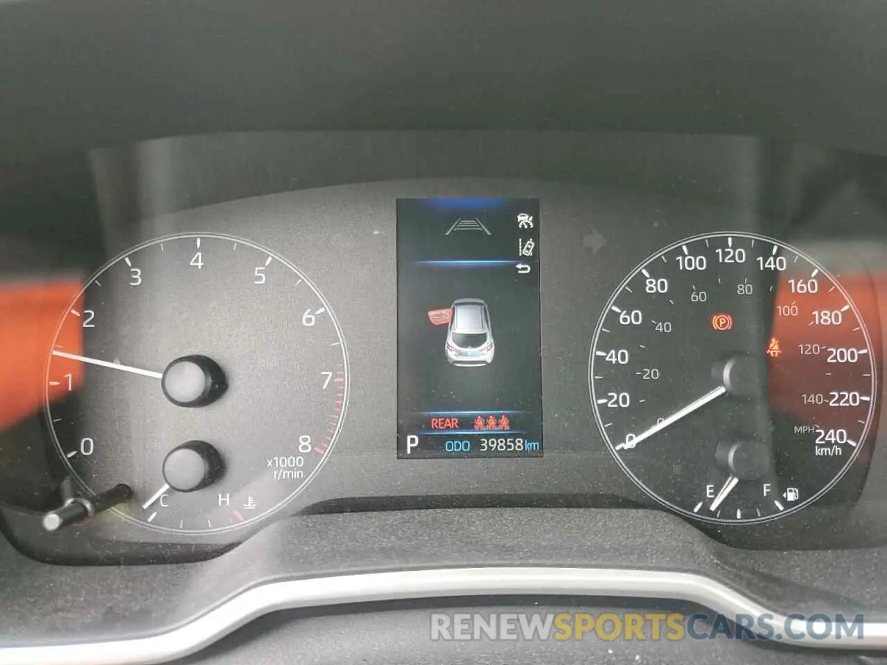 9 fotografías del automóvil dañado JTNK4MBE8P3205003 TOYOTA COROLLA 2023