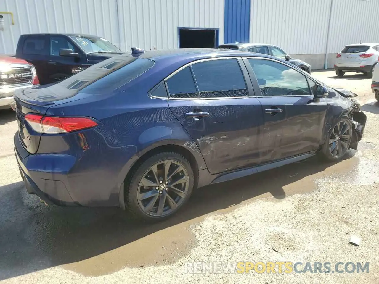 3 fotografías del automóvil dañado 5YFB4MBE3RP199304 TOYOTA COROLLA 2024